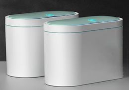 Joybos Electronic Automatic Trash Can Smart Sensor Bathroom Waste Bin Household Toilet Waterproof Narrow Seam3629204
