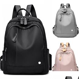 Outdoor Bags Ll-2231 Women Laptop Backpacks Gym Sports Shoder Pack Travel Casual Students School Bag Waterproof Mini Backpack Drop Del Ot8Qn