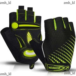 Cycling Gloves MOREOK Breathable Bicycle 5MM Gel Pads Non-slip Mountain Bike MTB Road Biking for Men Women 578