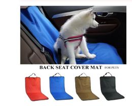 Car Waterproof Back Seat Pet Cover Protector Mat Rear Safety Travel Accessories for Cat Dog Pet Carrier Car Rear Back Seat Mat3393141
