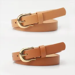 Belts Candy Color Thin Waistband Fashion Sweater PU Leather Adjustable Belt Graceful Sweet Faux Women