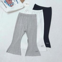 Trousers Summer Girls Pants Calf-length Ultra Thin Letter Casual Anti-mosquito And Sunscreen Leggings