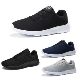 Free Shipping Men Women Running Shoes Low Breathable Anti-Slip Comfort Triple Black White Grey Blue Mens Trainers Sport Sneakers GAI