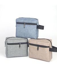 Waterproof Cosmetic Bag Hand Wash Oxford Cloth Traveler Accessories Package Mini Zipper Hand Make Up Bag Men Women Toiletry Bag6679516