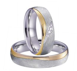 Wedding Rings Luxury Handmade LOVER039s Couple Set For Men And Women Gold Silver Colour Titanium Jewellery MarriageWedding8005056
