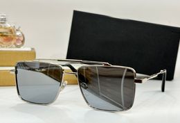 Square Sunglasses Silver/Silver Mirror Men Summer Glasses Sunnies Gafas de sol Shades UV400 Protection Eyewear