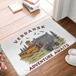 Carpets COD Black Ops Cold War Bath Mat Verdansk Tourism Commercial Floor Doormat Kitchen Carpet Entrance Door Rug Home Decoration