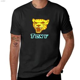 Men's T-Shirts Miami Tony Hotline! Boys white top animal print mens solid color T-shirtL2405