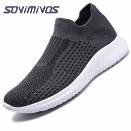 Casual Shoes Men's Sneakers Breathable Textile Uppers Comfortable Lightweight Cushioning Quality Slip-on Unisex Cross-Trainer Minimalist