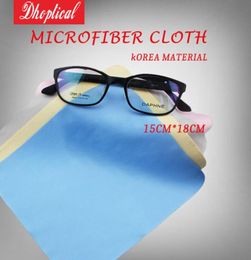 eyeglasses cleaning cloth 100pcs15cm18cm Microfiber cloth 180GSMvery softWelcome Print LOGO mix color9395576