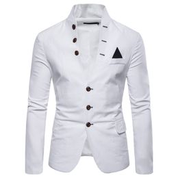 Men's brand new creative personality fashion business casual white suit best man wedding men blazer mens blazer jacket 217E