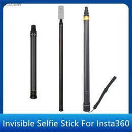 Monopodi selfie monopodi in fibra di carbonio invisibile versione estesa selfie stick 290cm 3m 150 cm adatto per insta360 x4/x3/x2/uno accessori RS WX