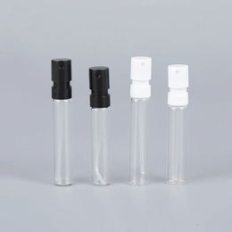 1.5ml 2ml Mini Cosmetics 1ml Trial Bottle Clear Glass Perfume Separate Bottle Miniaturised Pack Portable Spray Bottle 240418