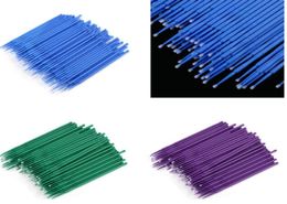 100 Pcs Plastic Disposable Eyelash Cleaning Stick Microblading Micro Brushes Swab Lint Tattoo Permanent Supplies8125191