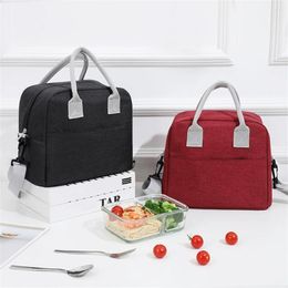 Dinnerware Lunch Bag Portable Insulated Thermal Heat Children's Bento Picnic Tote Kid School Box Bags Cooler Ice Pack