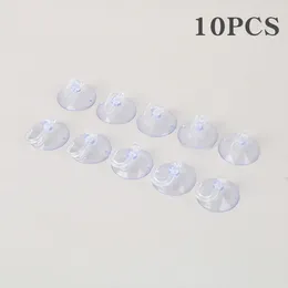 Hooks 10PCS Suction Cups Caps Suckers Glass Window Wall Hook Hanger Kitchen Bathroom Cup Home Accessories