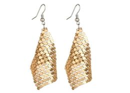 Star Jewelry Charm Sequin Drop Earrings New Geometric Round Shiny Dangle earring jewelry women s GB3786785596