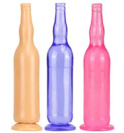 NXY Anal sex toys Man Nuo Huge Anal Dildo Butt Plug Sex Toys Vagina Anus Expander with Suction Cup Silicone Beer Bottle Toy for Ad1421594