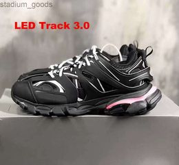 3 Dress Shoes Designer Led Track Balencigaas 30 Shoe Balanciagalies Men Women Sneakers Triple Black White Pink Blue Orange Yellow Green Tesss Gomma Sneaker Tra MW40