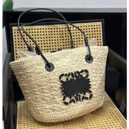 Womens Totes Luxury Handbag Designer Bags Basket Fashion Tote Bag Loe Woven Cross Body Open Beach Ladies Summer Backpacks E55P