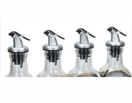 Oil Bottle Stopper ABS Lock Plug Seal Leakproof Food Grade Plastic Nozzle Sprayer Sauce Dispenser Wine Pourers Bar Tools VT19015519018