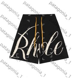 Rhude Mens Shorts Designer Short for Men Sets Tracksuit Pants Rhude Loose Comfortable Man Beach Pants Fashion Men Swimwear 8719