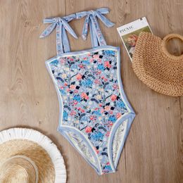 Women's Swimwear Women Swimsuit One Piece Double Sided Printing High Quality With Short Skirt Set INS Fashion Style Bathing Suit