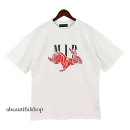 Amirir T Shirt Designer T-Shirt Fashion Splash Ink Graffiti Short Printed Men Cotton Casual Oversize Hip Hop Streetwear Tshirts Euro Size S-Xl 290