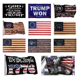 DHL American Flags Faith Over Fear God Jesus 3x5ft Flags 100D Polyester Banners Indoor Outdoor Vivid Colour With Two Brass Grommets1976259