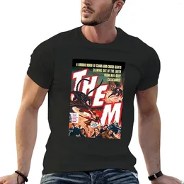 Men's Polos Them Movie 1954 T-Shirt Anime Sports Fan T-shirts Blouse For A Boy Black T Shirts Men