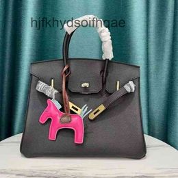 fashion Handbag 2024 Designer Handbag Bags Berkkins Leather Platinum Bag Classic 30cm Leather One Shoulder Messenger Handbag 3H1E