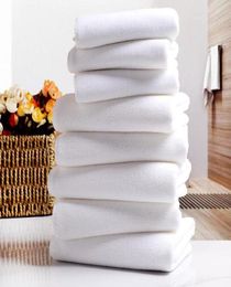 White Towel el Towels Soft Towel Microfiber Fabric Home Cleaning Face Bathroom Hand Hair Bath7217215