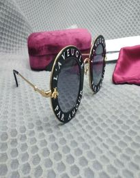 2020 New Fashion 0113 Sunglasses Frames designer Women Black Sunglasses Metal Shield Gold Frame Sunglasses Black Eyeglasses New st4567497