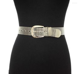 Belts 35cm Wide Metal Mesh Belt Ladies Retro Pattern Allmatch For Men BG16142777905