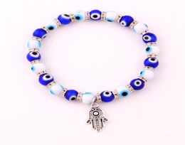 Lucky Bracelet Vintage Evil Eyes Beads Fatma Hands Men and Women Personality Religious Bracelet3782363