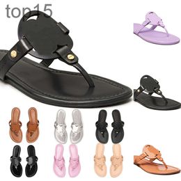 Sandals Shoes Dustbag Designer Miller Metallic Snake Embossed Leather Slides Slippers Womens White Black Patent Yellow Triple Pink Flip Flops Ladies