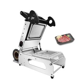 Manual Plastic Sandwich Tray Heat Sealer Machine Takeaway Box Hand Pressure Food Packaging Machine Sealing Equipment Machine