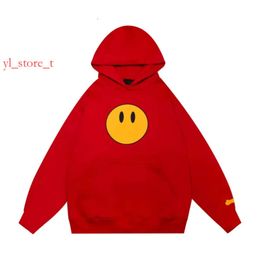 Women's Designer Hoodie Yellow Smiley Face Letters Print Sweatshirt Women's Tshirt Quality Cotton Trend Long Sleeve Hoodies High Street Casual Man Hoodie 5648