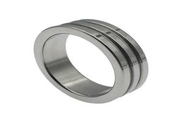 Steel Penis Stainless Ring Lock Bondage Cbt Metal Cock Rings Delay Erotic BDSM For Men Dick Cockring Adults 2106184026626