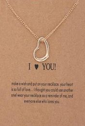 12 Styles Dogeared choker Necklaces Charms With card Gold Circle Elephant Pearl Love Wings Cross Key Pendant Necklace For Fashion 1817002