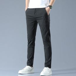 Summer Brand Suit Pants Sweatpants Cargo Baggy Pant Men Clothing Techwear Joggers Korean Fashion Breathable Casual Trousers 220425 2598