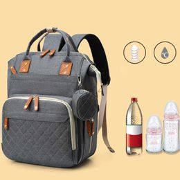 Diaper Bags New multifunctional mommy bag large capacity lightweight shoulder bag baby stroller bag for outings d240429