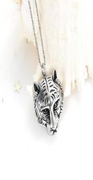 Pendant Necklaces XJ002 Tiger Head Design Pet Cremation Jewelry Memorial Urn Locket For Animal Ashes Keepsake4871919