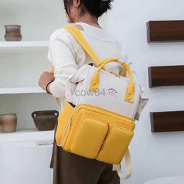 Diaper Bags A Large-capacity Mother And Baby Bag Lightweight Multifunctional Mommy Bag Portable Out Waterproof Handbag Womens Backpack d240429