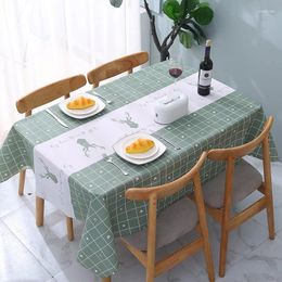 Table Cloth D56Household Mats Waterproof And Oil-proof Tablecloths Ins Kitchen Non-slip High-end Light Luxury