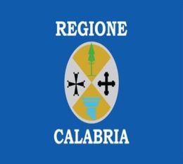 Italy Calabria regione Flag 3ft x 5ft Polyester Banner Flying 150 90cm Custom flag outdoor3380618