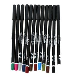 1set Pencil Pen 12 colours Set Cosmetic Makeup Eyeliner Eye Lip Liner Eyebrow 1653502