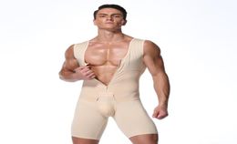 Shapewear for Men Waist Trainer Body Shaper Full Body Bodysuit Thigh Trimmer Slimming Sheath Belly Underwear Waste Tummy Control4603768
