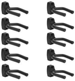 10Pcs Guitar Stand Hanger Holder Hook Rack Wall Mount Home Studio Display For Bass Hooks Rails7427666