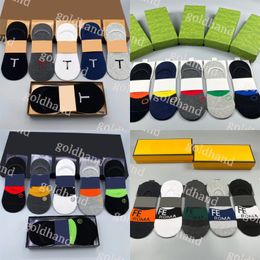 High Quality Mens Socks Designer Soft Knit Sock Tide Brand Men Socks Summer Casual Boat Socks